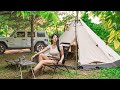 Camping in the Healing Forest🏕️ㅣCamp ASMRㅣNortent Lavvo6