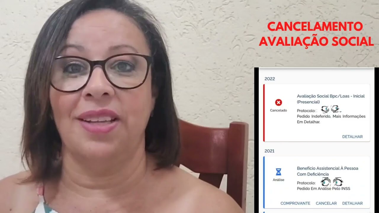 CANCELAMENTO DA AVALIAÇÃO SOCIAL!