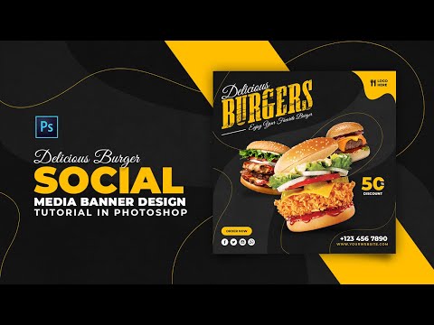 How to Design Furniture Social Media Banner Adobe Photoshop Tutorial Speed Art Grafix Mentor