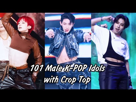 101 MALE IDOLS WITH CROP-TOP