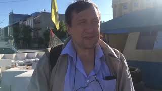 У Харкові горів намет у центрі міста: волонтери вважають, що це підпал