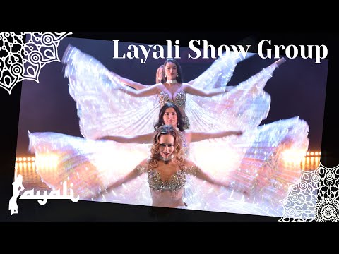 Belly dance with LED Isis Wings - Vivaldi by Artem Uzunov - Summer Fantasy
