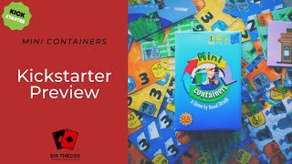 Kickstarter Preview | Mini Containers