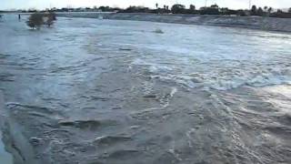 LA River during recent storms in SoCal III