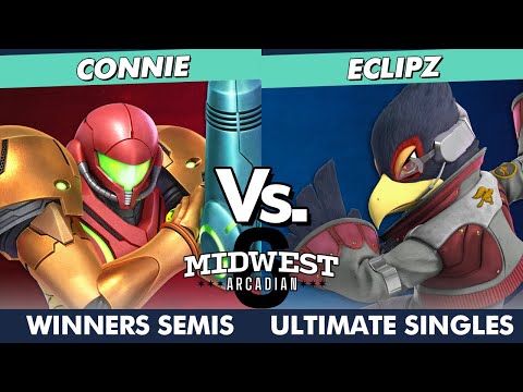 Midwest Arcadian 6 Winners Semis - Connie (Samus) Vs. Eclipz (Falco) SSBU Ultimate Tournament