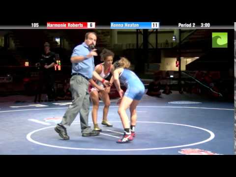 105 lbs. Finals - Harmonie Roberts (CA) vs. Ronna Heaton (SD)