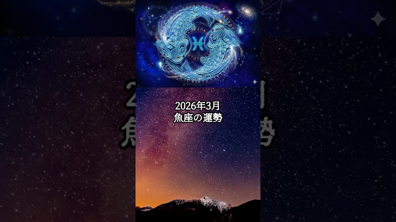2026年3月 魚座の運勢 #うお座 #魚座 #運勢 #占い #占い師  #星占い #星座占い #星座 #12星座