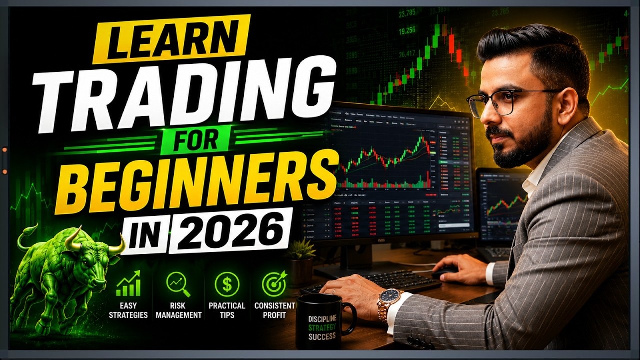 Learn Trading for Beginners in 2026 | Step by Step Free Crash Course