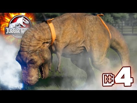 A T.REX OF A DISASTER!!! - Jurassic World Evolution - JURASSIC MODE | Ep4 HD