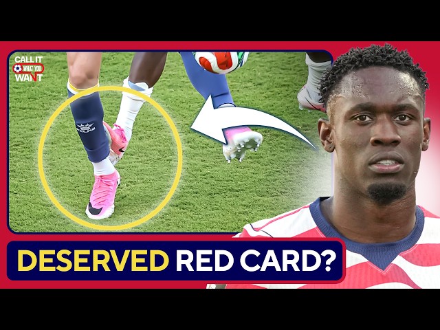 Was Balogun RED CARD against Bosnia and Herzegovina the right call? 🤔
