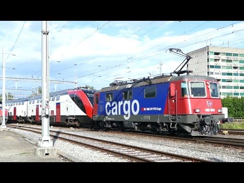 SBB Re 420 262 mit RABDe 502 203 im schlepp [7.7.17]