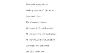 Boy George   Spooky Truth Şarkı Sözü