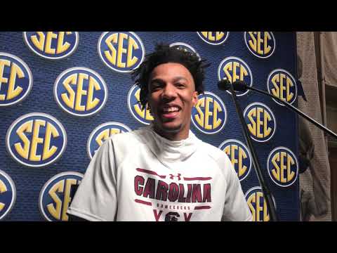 AJ Lawson at South Carolina's SEC Media Day 10/16/19