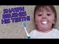 FUNnelVis SHAWN'S 1st STEPS + Won't Go To Sleep + Brushing Teeth!! FUNnel V Vlog