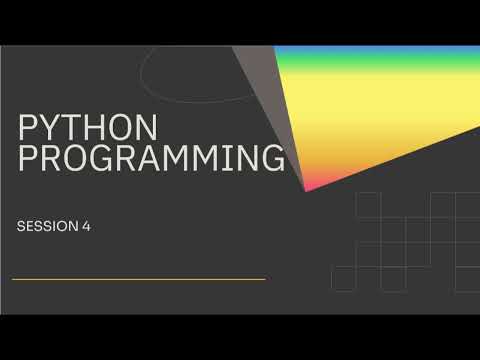 Python Session 4 Control Statements Loop