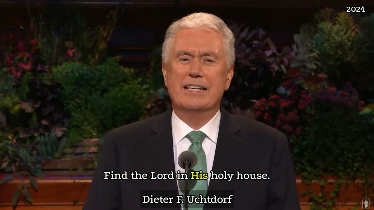 Nourish the Roots, and the Branches Will Grow |  Dieter F.  Uchtdorf  | October 2024 Conference