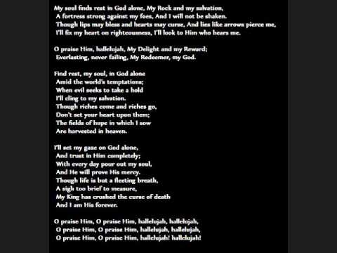 PSALM 62 lyrics for AARON KEYES