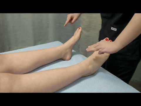 Palpation of Dorsalis Pedis and Posterior Tibial Pulses - Peripheral Vascular System Chapter