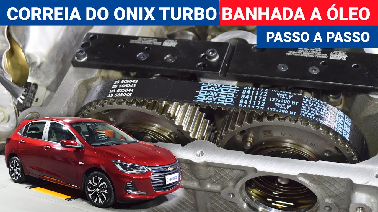 COMO TROCAR A CORREIA DO ONIX TURBO BANHADA A ÓLEO: passo a passo