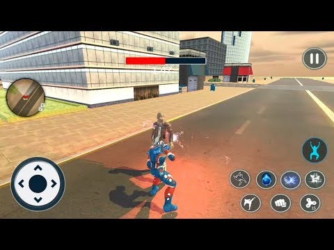 Flying Superhero Captain Robot: Battle of Hero | Android GamePlay | Game Crazy Action