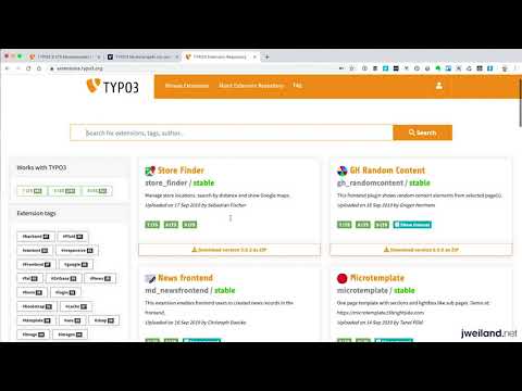 TYPO3 9 für Redakteure- 42  Was sind Extensions und Plugins