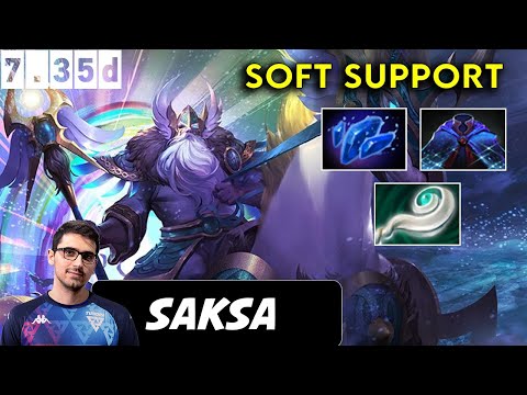 Saksa Keeper of the Light Soft Support - Dota 2 Patch 7.35d Pro Pub Gameplay