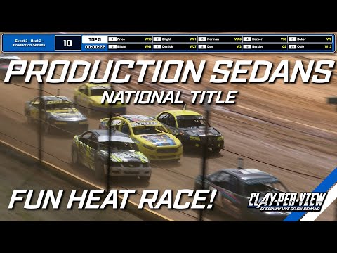 Production Sedans | Fun Heat Race! - Ellenbrook - 15th Apr 2023 | Clay-Per-View Highlights
