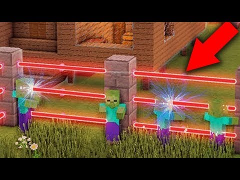 САМЫЕ ЛЁГКИЕ СПОСОБЫ ЗАЩИТИТЬ СВОЙ ДОМ В МАЙНКРАФТ MINECRAFT 100% ЗАЩИТА ДОМА ЛОВУШКИ В МАЙН MINE