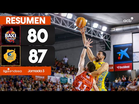 BAXI Manresa - Dreamland Gran Canaria (80-87) RESUMEN | Liga Endesa 2025-26