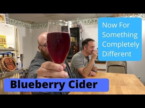 Mike Makes a Hard Cider with Blueberries - Brew Dudes