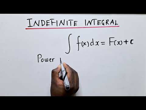 Indefinite integral part 1 of 3 | CALCULUS.