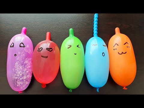 Making Slime with Funny Balloons - Satisfying slime video #7