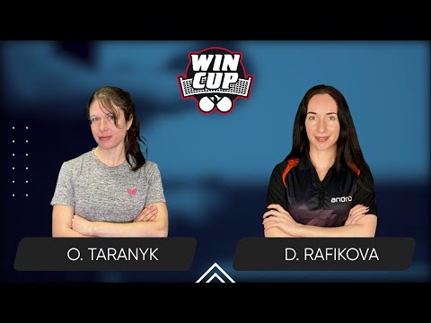 14:00 Olena Taranyk - Diana Rafikova 17.01.2025 WINCUP Professional. TABLE 1