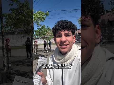 🚨 URGENTE | Intentaron amenazar  un militante de La Libertad Avanza  por todo Monteros Tucumán!
