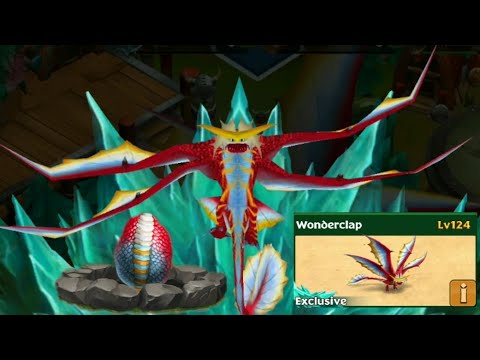 Wonderclap max level 124-new exclusive stormcutter//Dragons rise of Berk