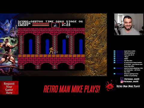 Retro Man Mike Plays! Castlevania (NES)
