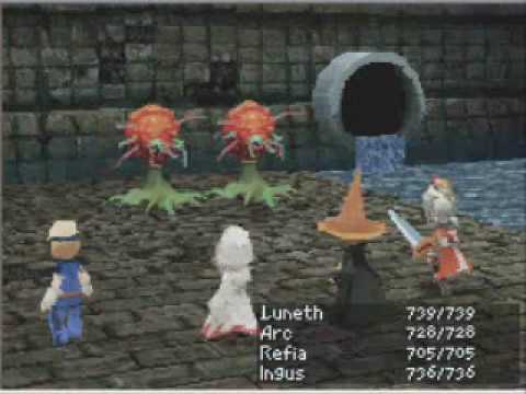 Let's Play Final Fantasy III (DS) part 30: Down the sewers