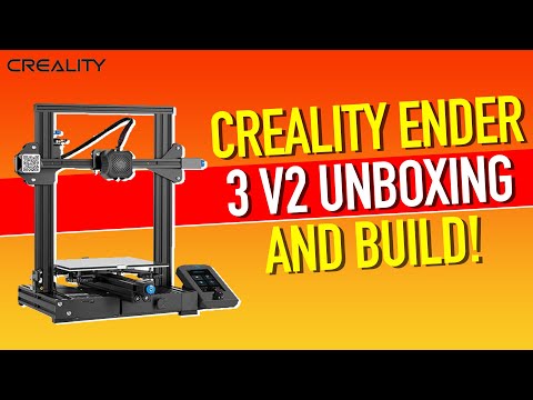 Creality Ender 3 v2 Unboxing, Build and Test