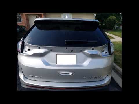 Ford Edge 2015 - getting rid of moist from tail lamp