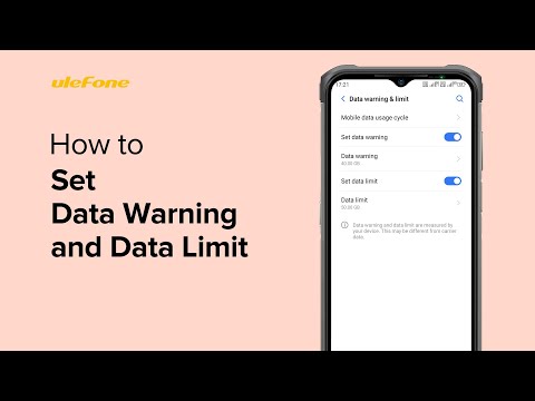 How to Set Data Warning and Data Limit on your Ulefone Smartphone