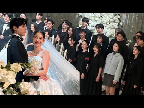 Kim Ga Eun & Yoon Sun Woo Marry After 10 Years | Yoona, Junho & Stars Celebrate the Newlyweds