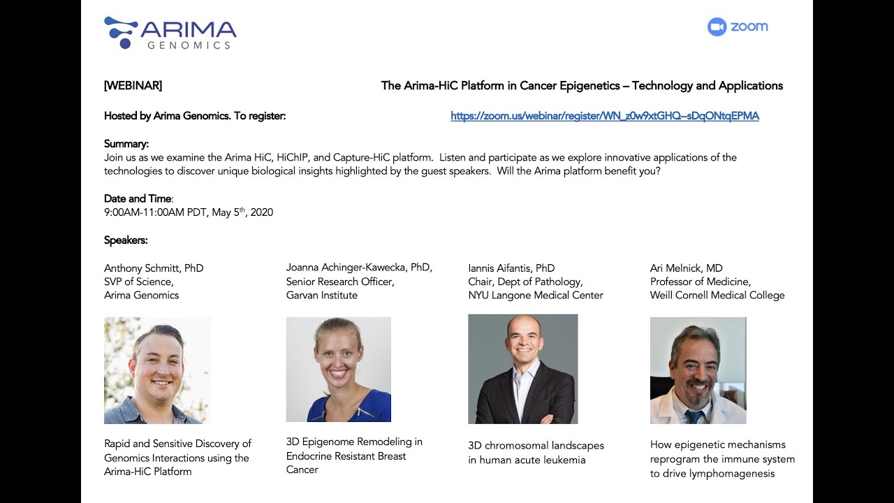 Arima Hi-C for Cancer Epigenetics: Technology and Applications