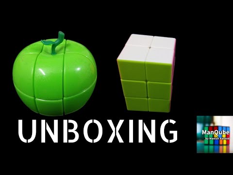 Unboxing Apple shaped Rubik's Cube | 2x2x3 Cuboid | Fruit Shaped Rubik's Cube | 2x2x3 Cube