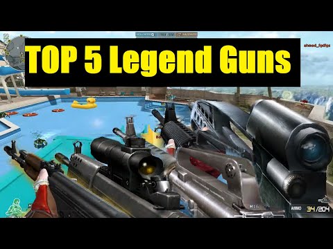 Crossfire NA 2.0 : TOP 5 Legend Guns - Hero Mode X - Zombie V4