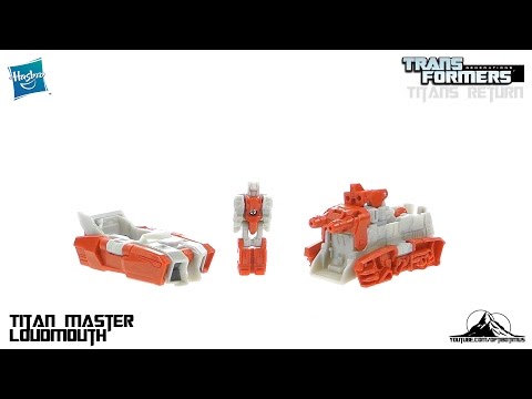 Transformers Titans Return Titan Master LOUDMOUTH Video Review