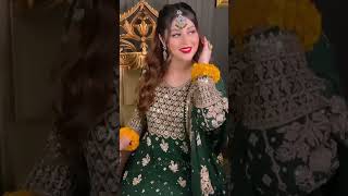 Bottle Green Chiffon Maxi - Video 2