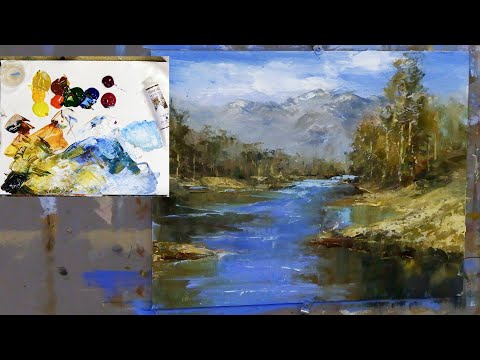 Painting Knife Techniques for Landscape Artists