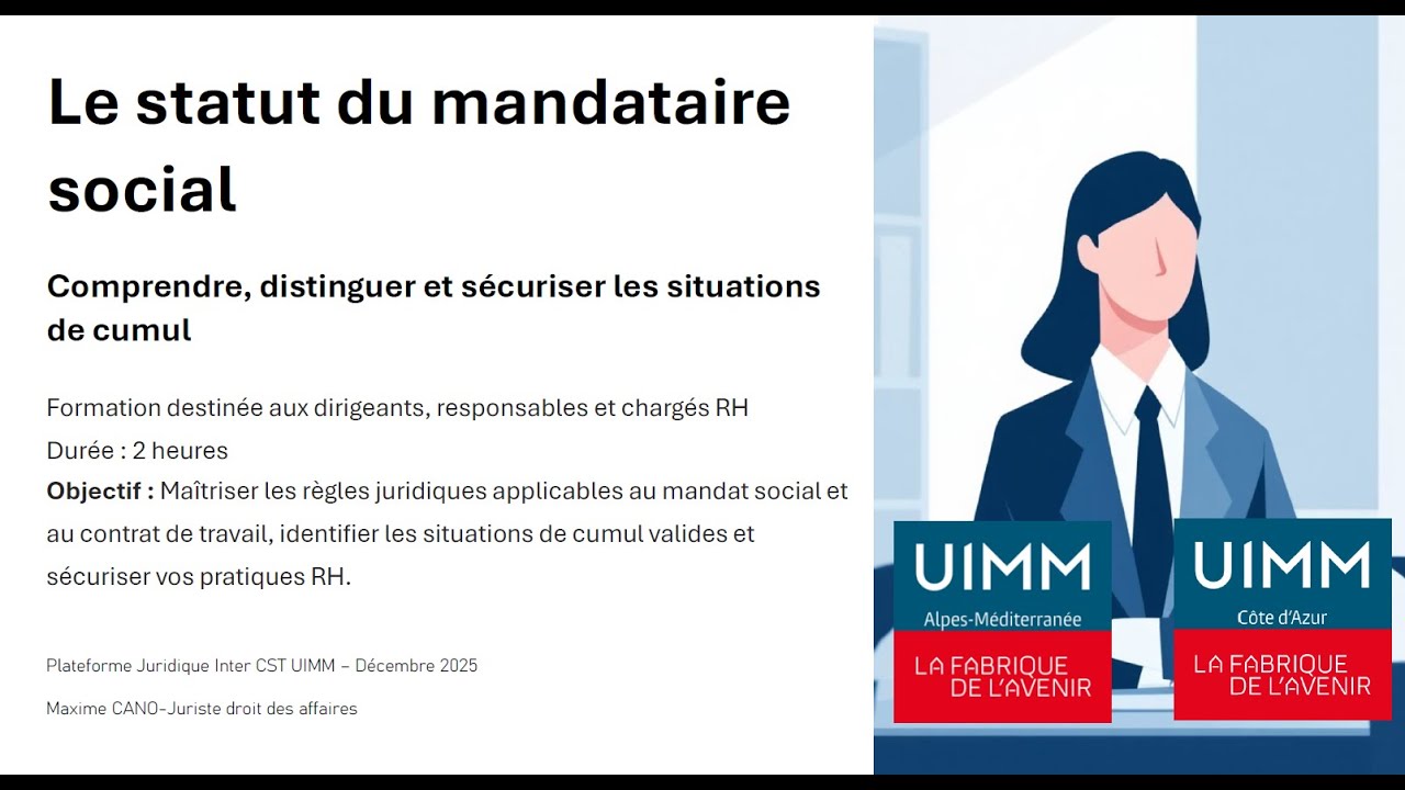 Replay réunion DA le mandat social