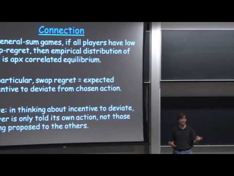 Avrim Blum: "On-Line Learning and Game Theory" Part II