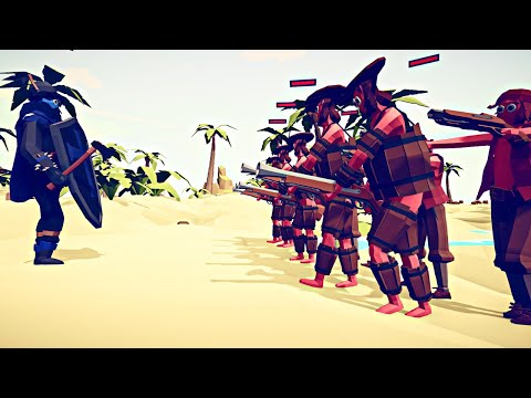 TABS | 5x Blunderbuss + 5x Flintlock VS Every Custom Unit